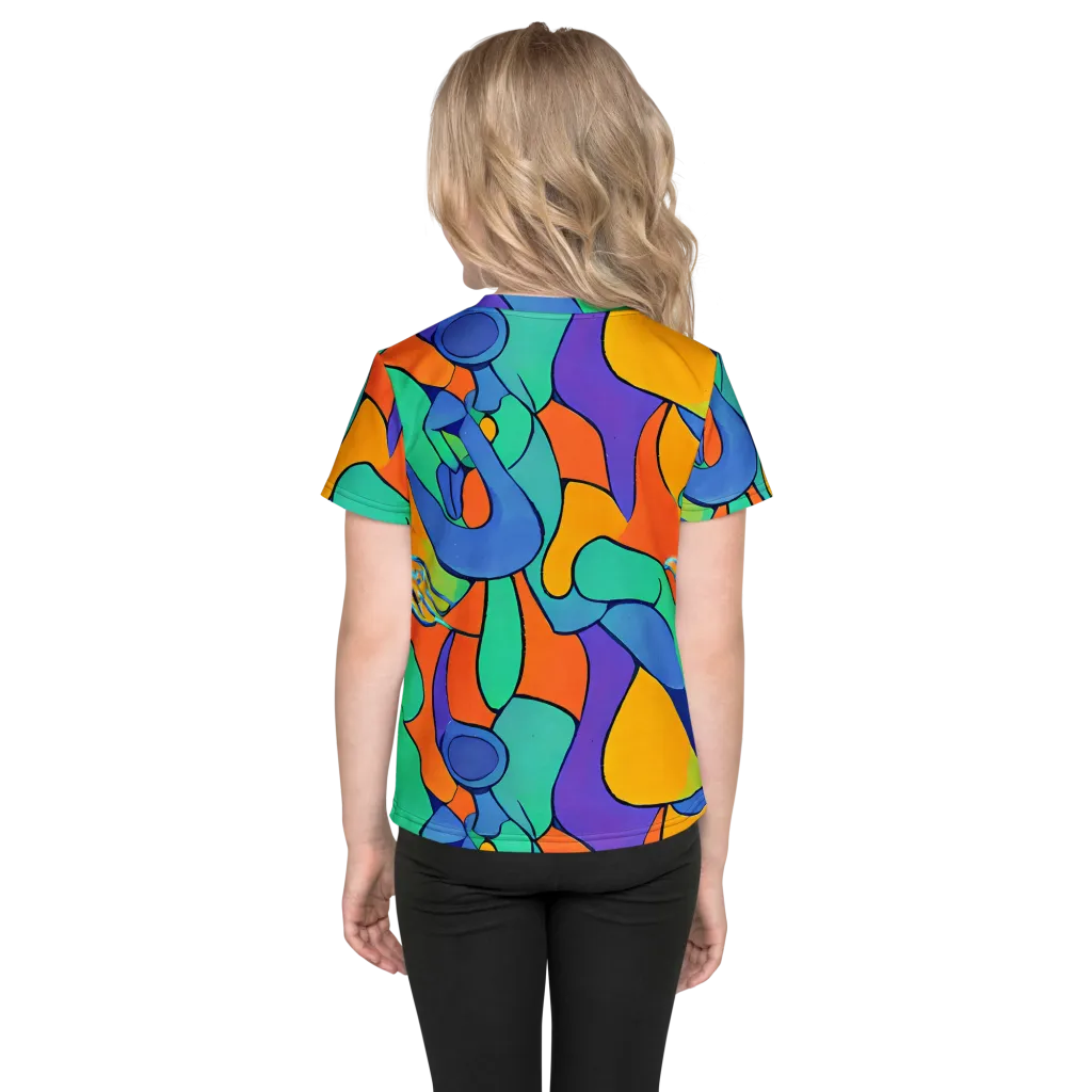 Archipenko Dream on Kids Crew Neck T-Shirt — Back