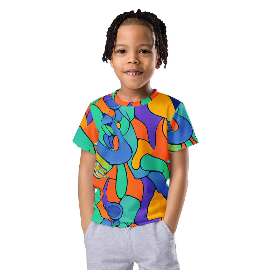 Archipenko Dream on Kids Crew Neck T-Shirt — Front