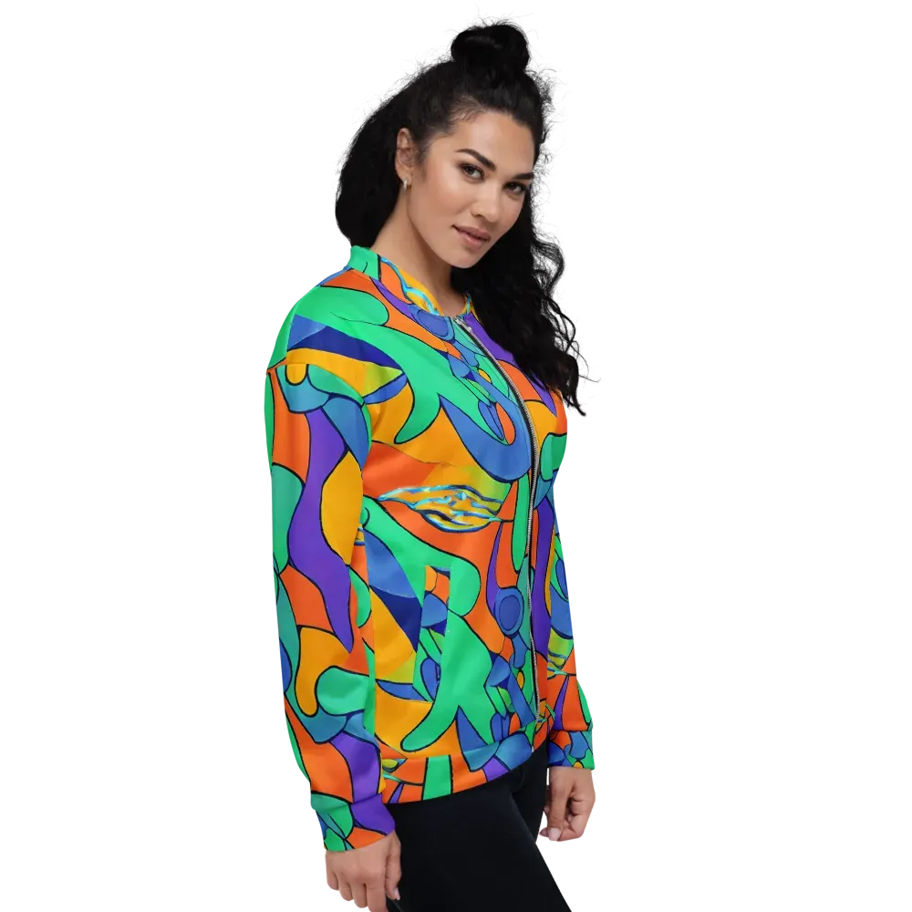 Archipenko Dream on Bomber Jacket — Right
