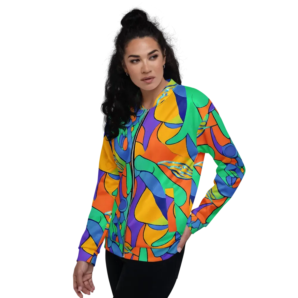 Archipenko Dream on Bomber Jacket — Left
