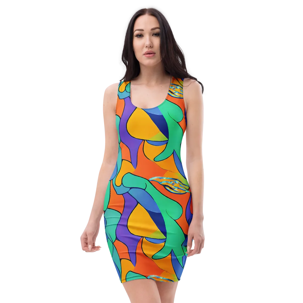 Archipenko Dream on Bodycon Dress — Front