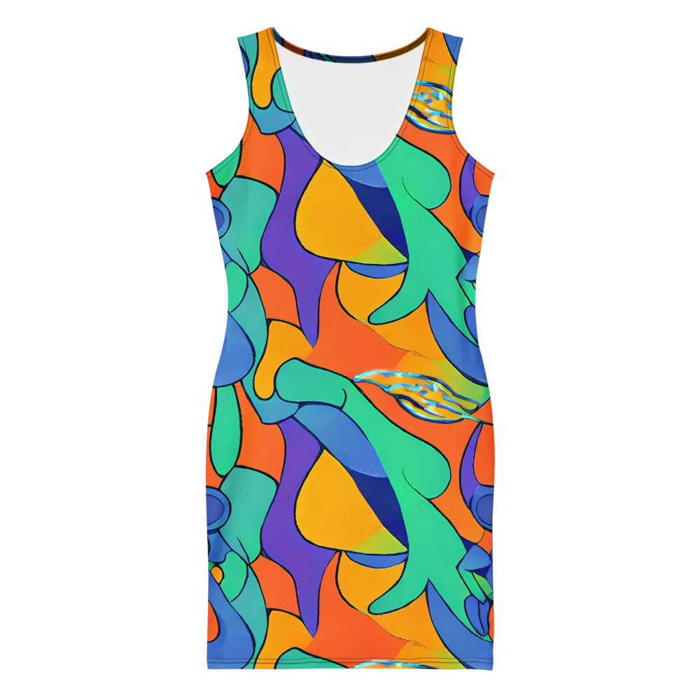 Archipenko Dream on Bodycon Dress — Front