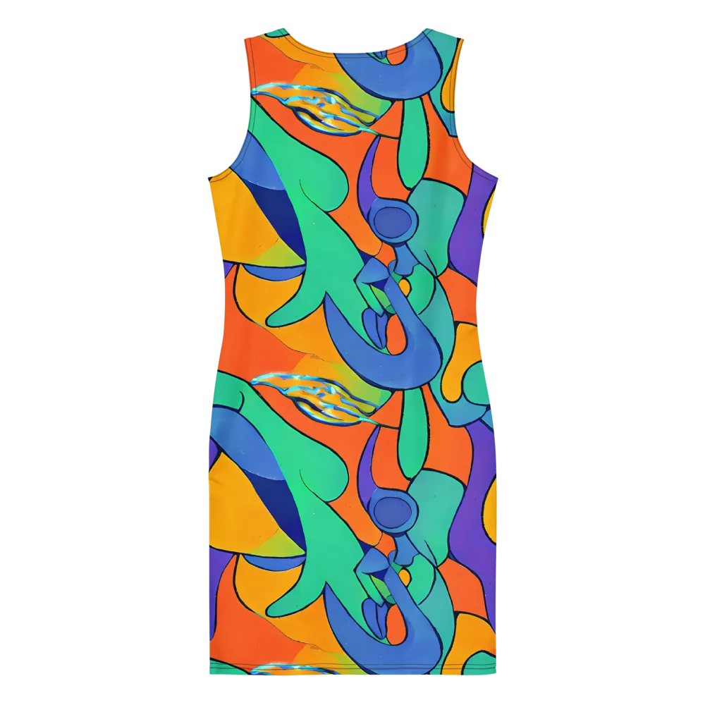 Archipenko Dream on Bodycon Dress — Back
