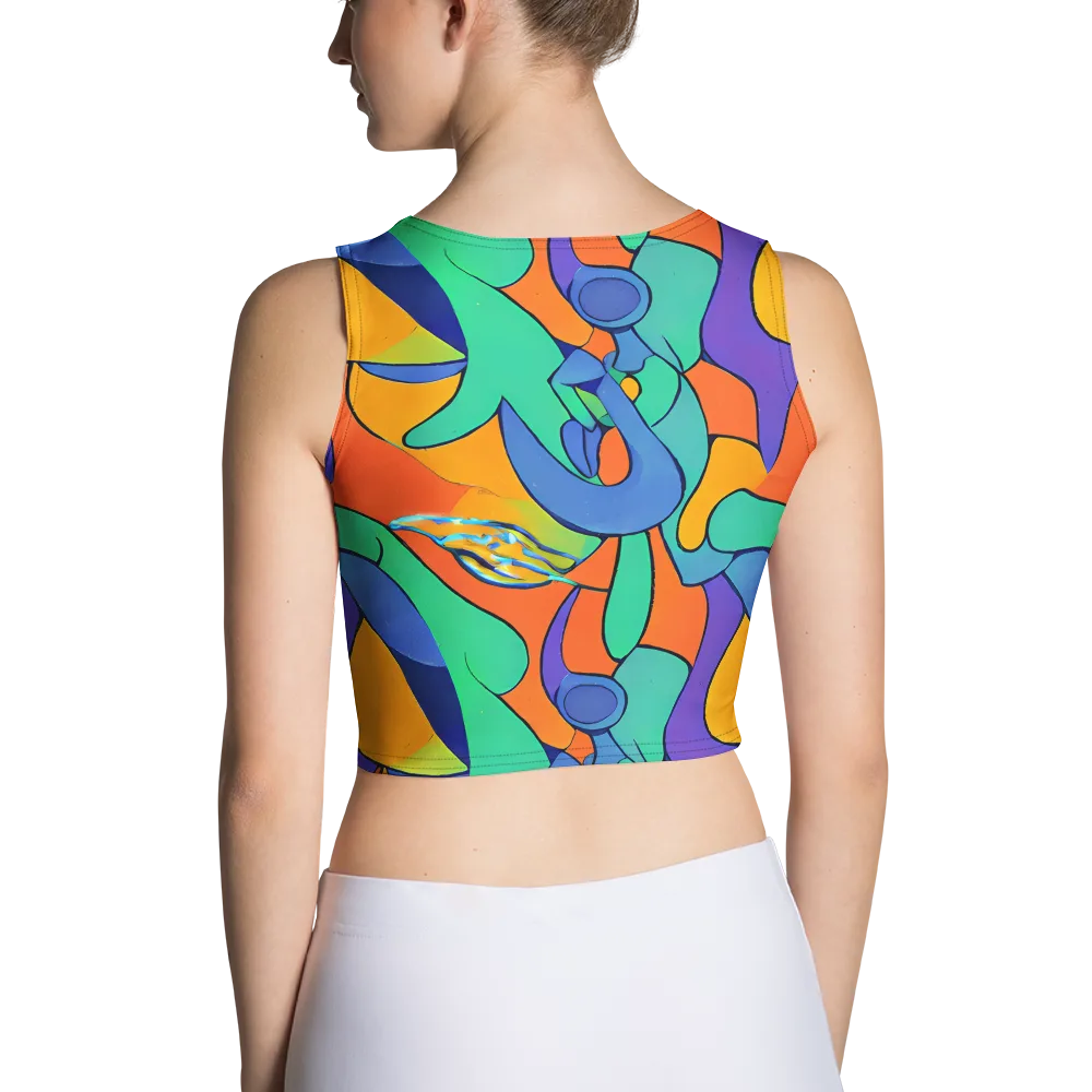 Archipenko Dream on Crop Top — Back