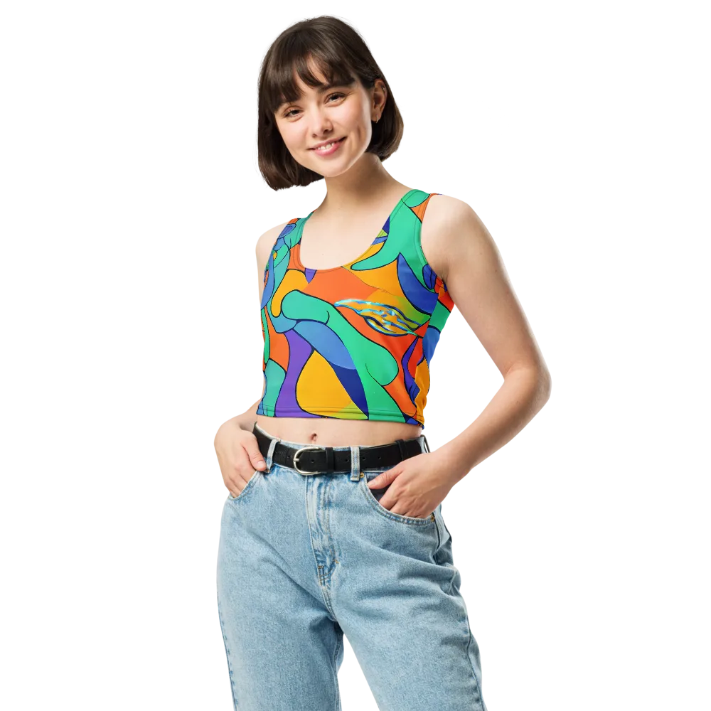 Archipenko Dream on Crop Top — Front