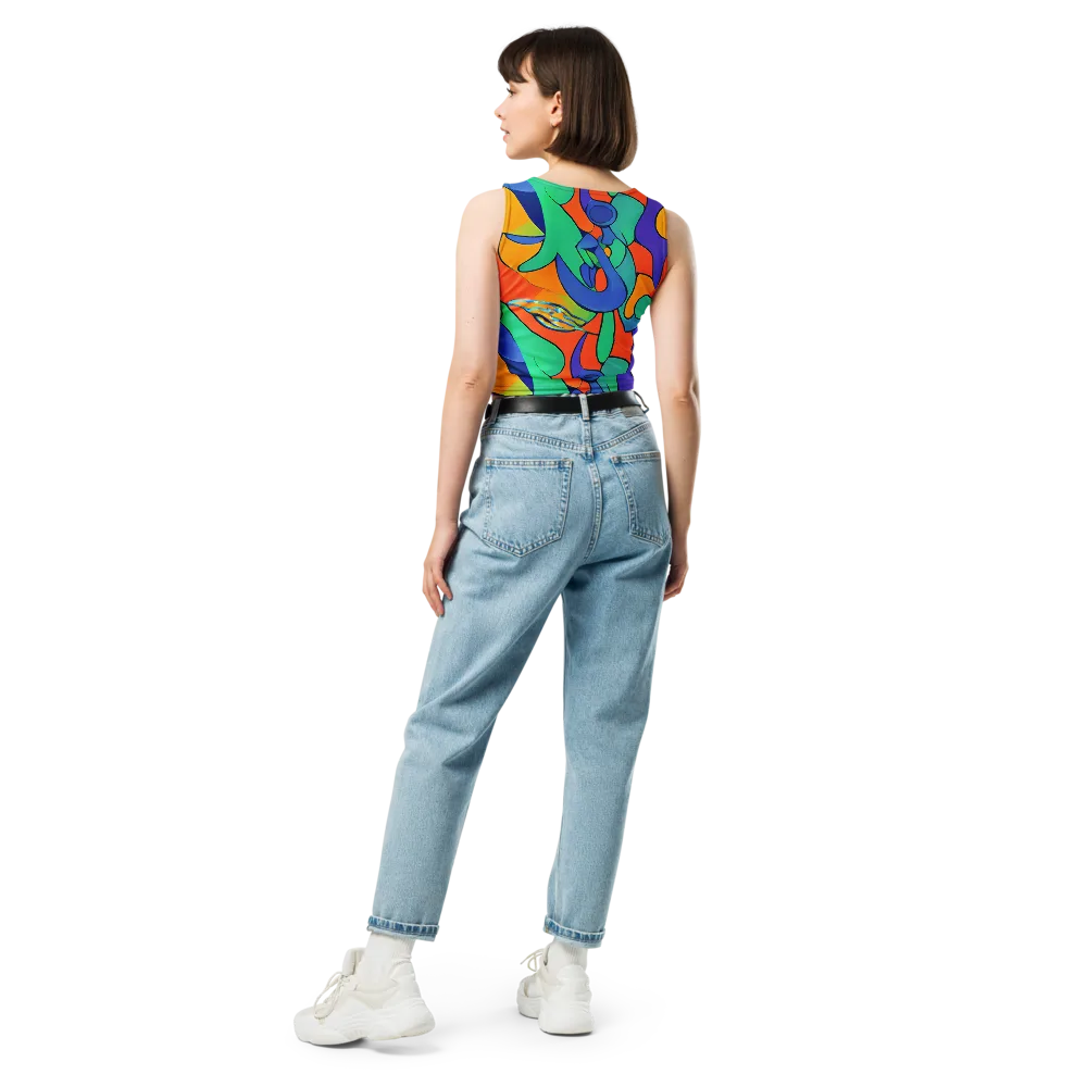 Archipenko Dream on Crop Top — Back
