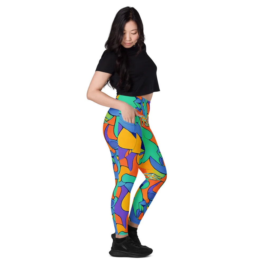 Archipenko Dream on Leggings with Pockets — Right