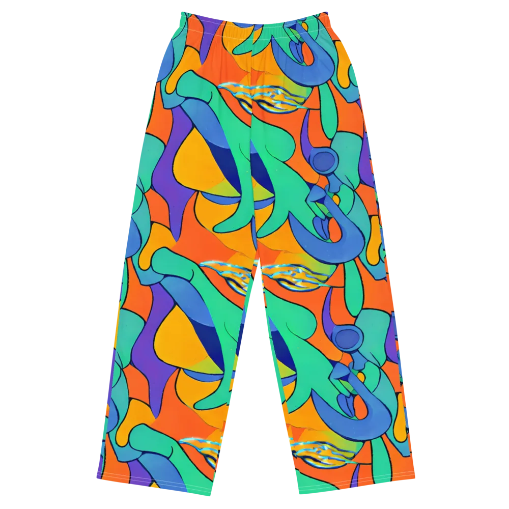 Archipenko Dream on Wide-Leg Pants — Front
