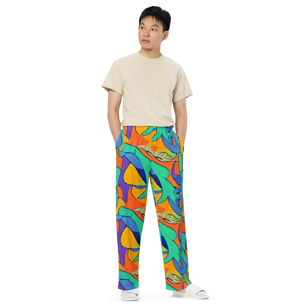 Archipenko Dream on Wide-Leg Pants — Front