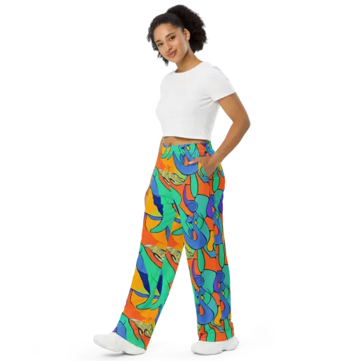 Archipenko Dream on a Wide-Leg Pants