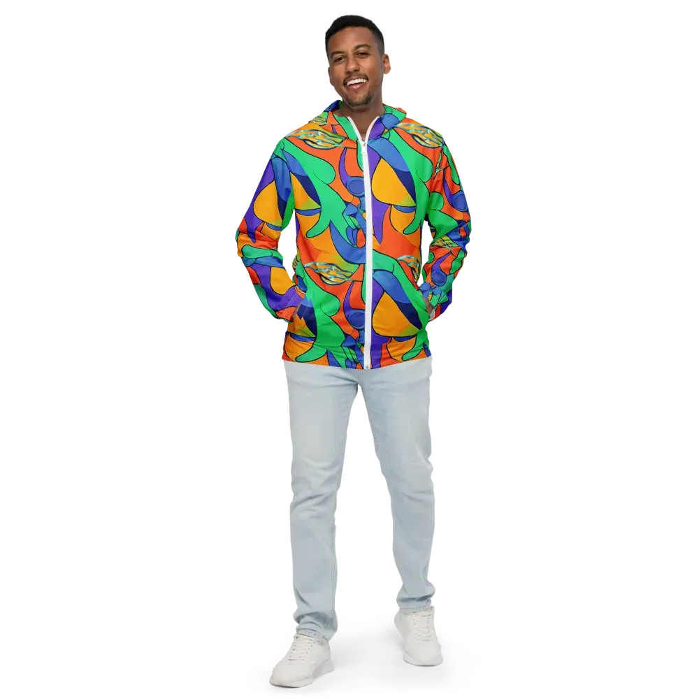 Archipenko Dream on Men's Windbreaker — Front