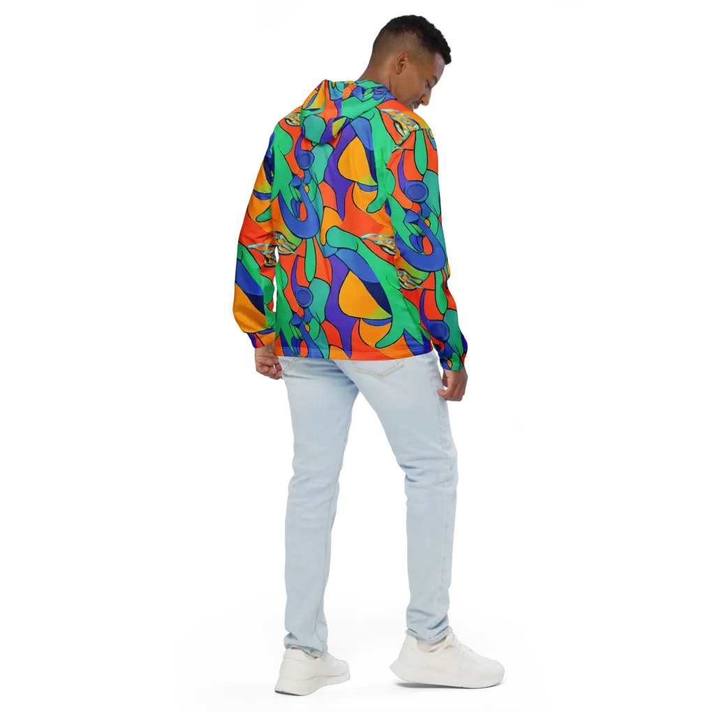 Archipenko Dream on Men's Windbreaker — Back