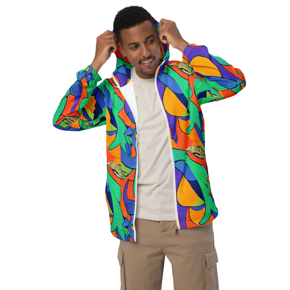 Archipenko Dream on Men's Windbreaker — Front