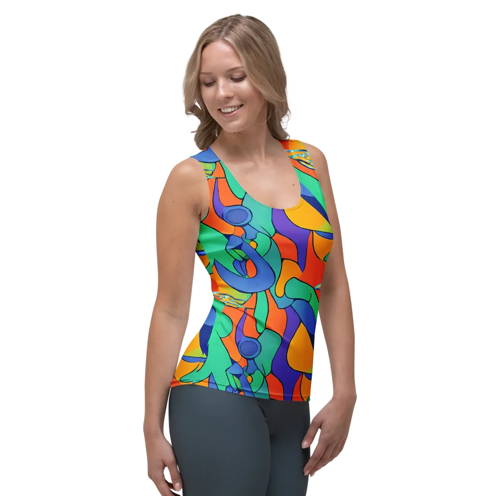 Archipenko Dream on Women's Tank Top — Right Front