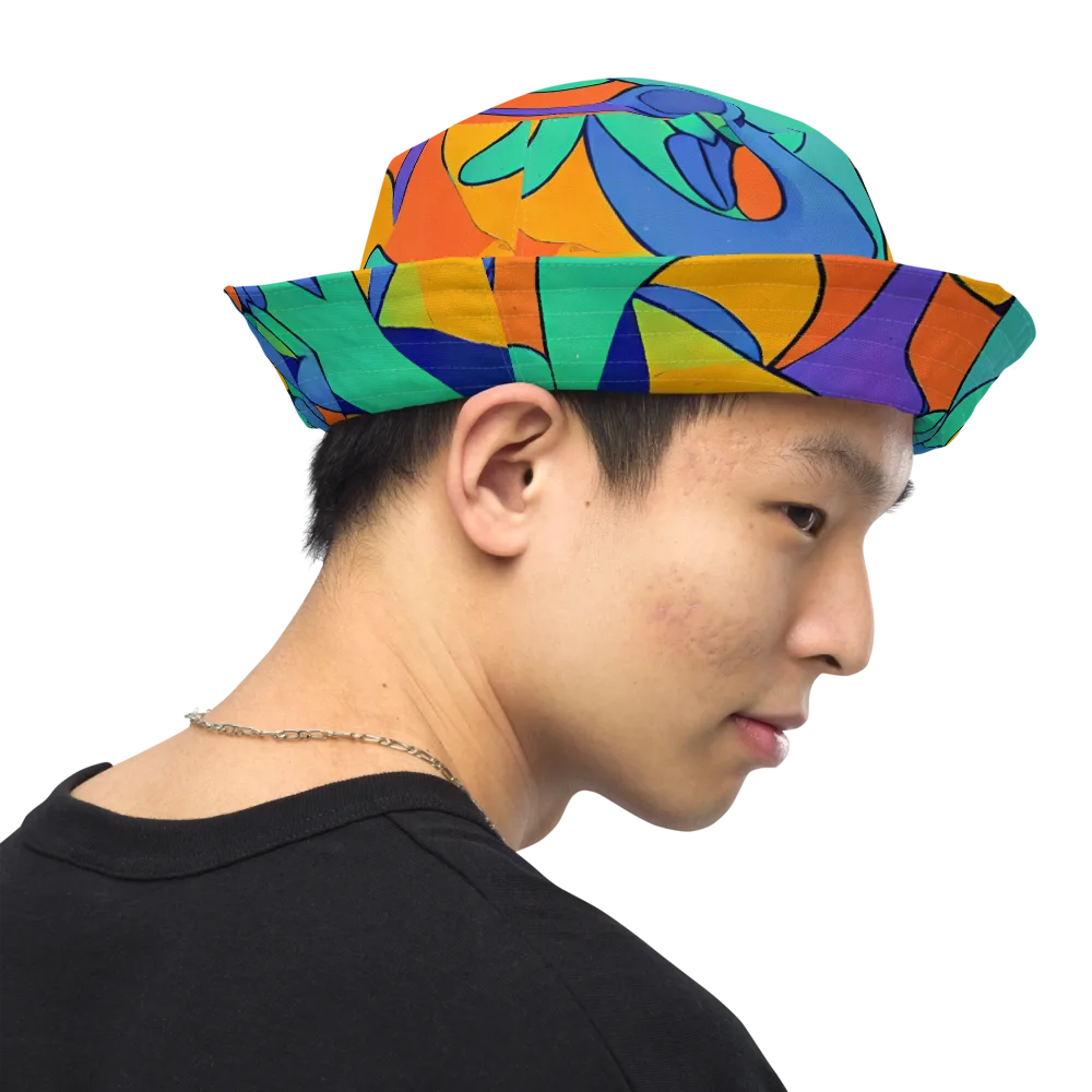 Archipenko Dream on Reversible Bucket Hat — Right Outside