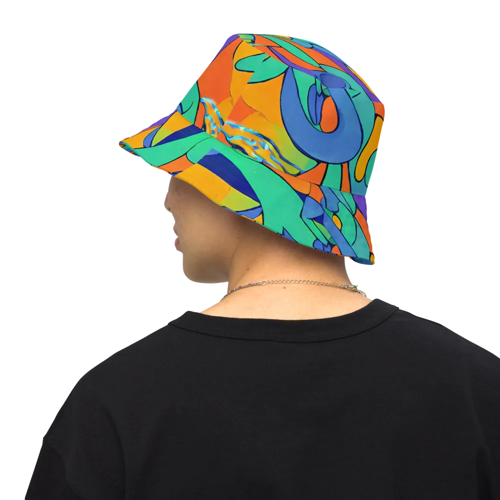 Archipenko Dream on Reversible Bucket Hat — Back Inside