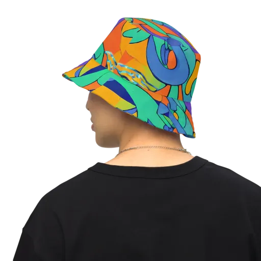 Archipenko Dream on a Reversible Bucket Hat