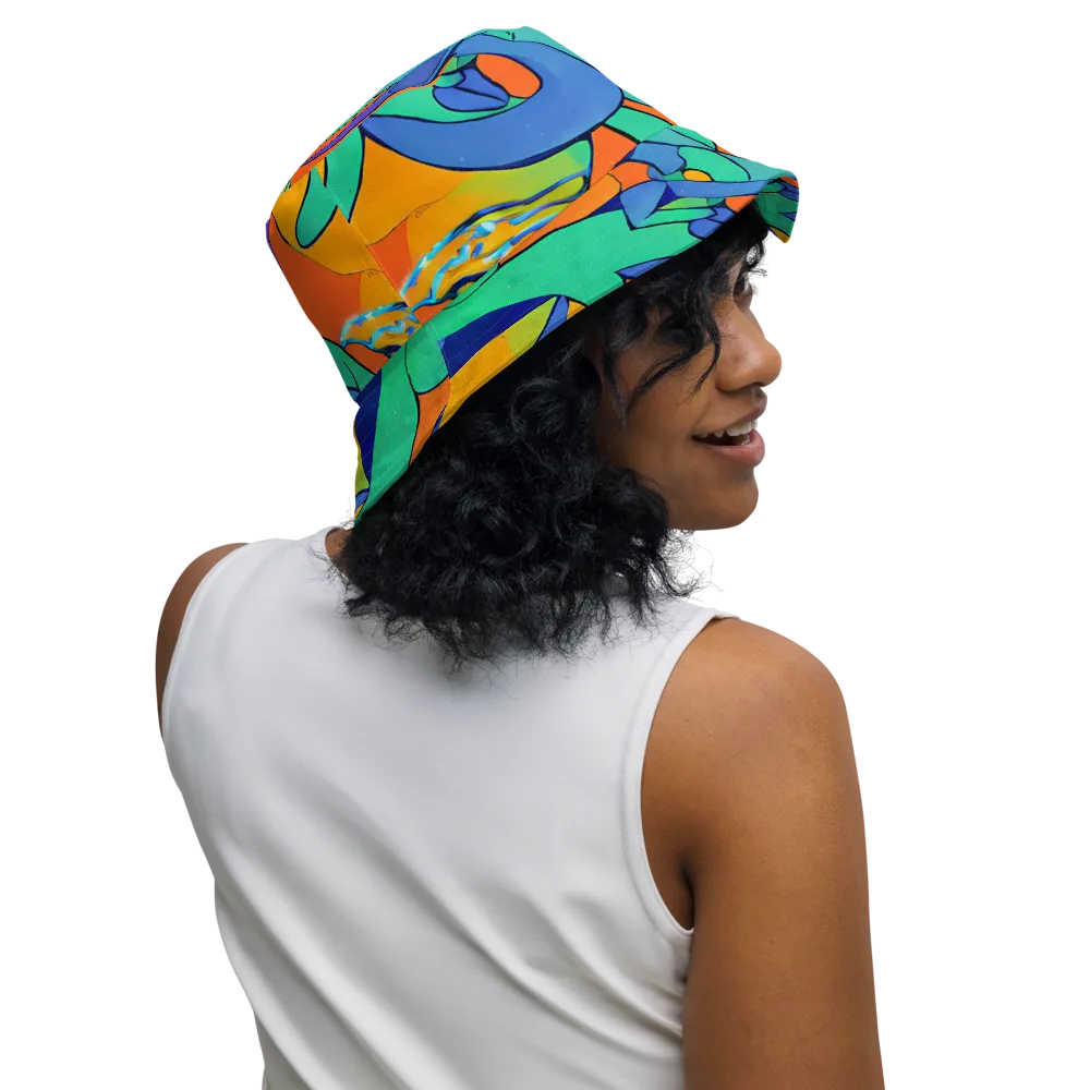 Archipenko Dream on Reversible Bucket Hat — Right Outside