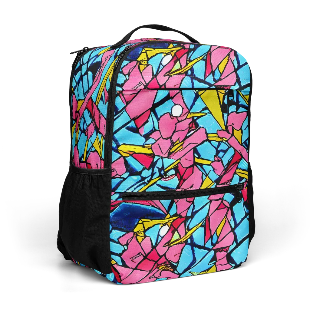 Barbier Bloom on Utility Backpack — Right Front