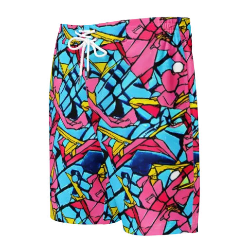 Barbier Bloom on a Men's Board Shorts