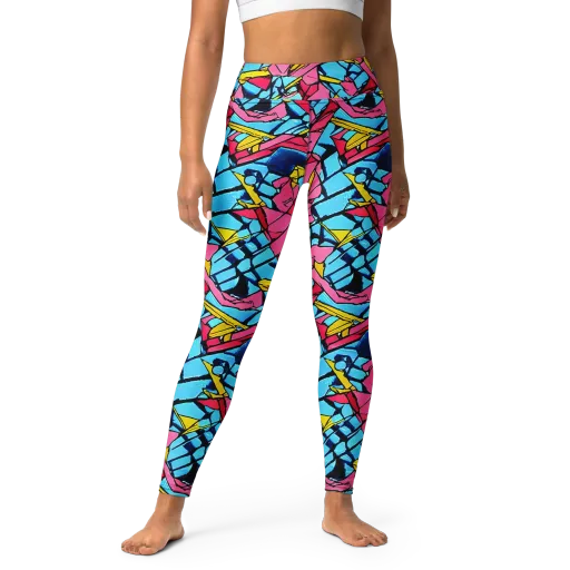Barbier Bloom on a Yoga Leggings