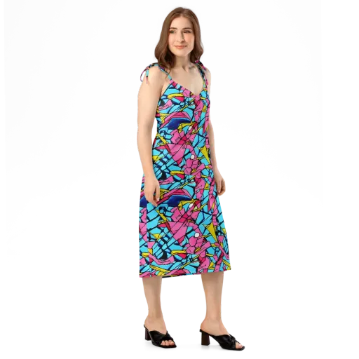 Barbier Bloom on a Slip Dress