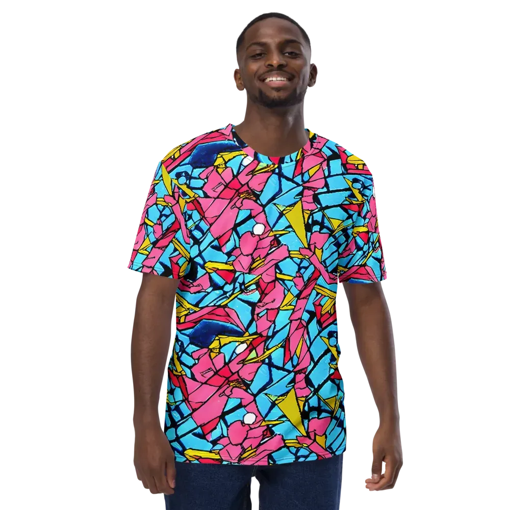 Barbier Bloom on Men's Crew Neck T-Shirt — Front