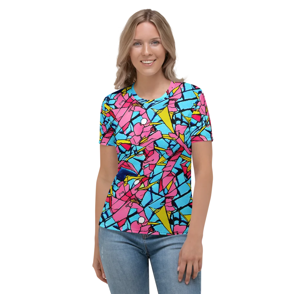 Barbier Bloom on Women's Crew Neck T-Shirt — Front