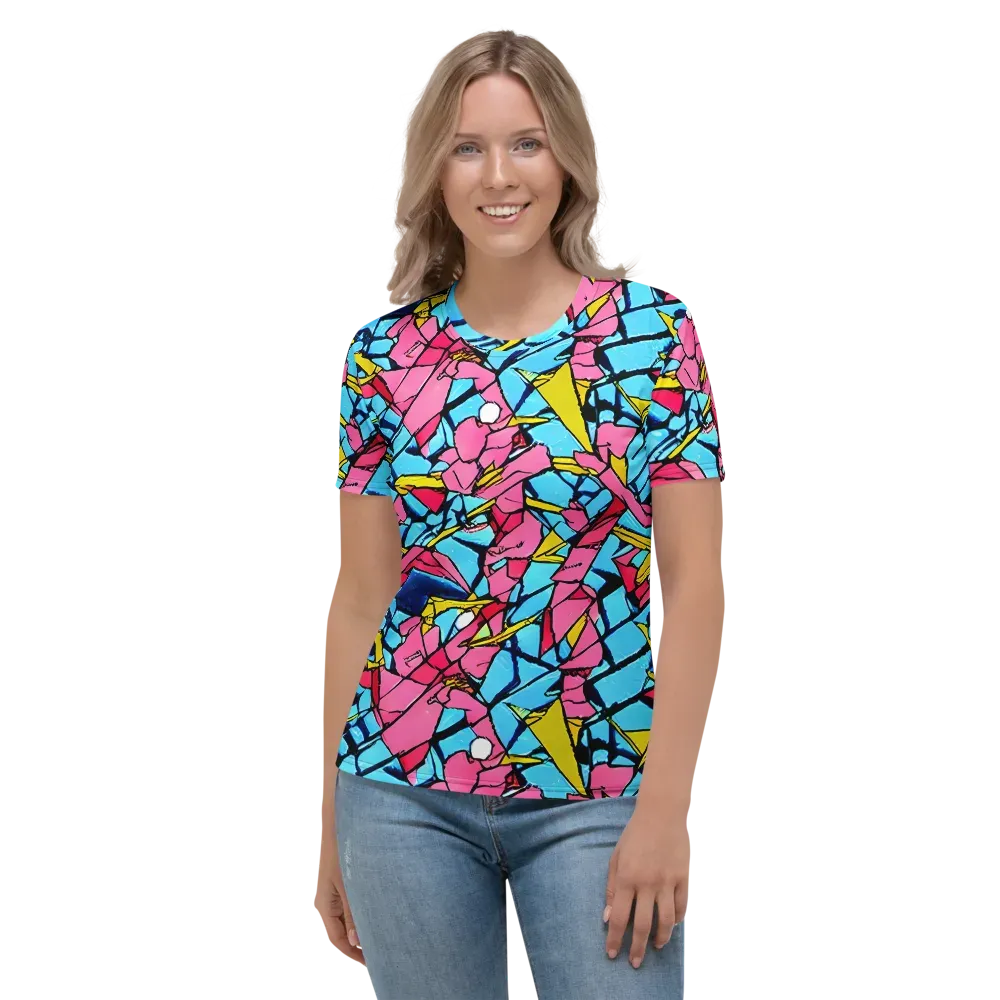 Barbier Bloom on Women's Crew Neck T-Shirt — Front