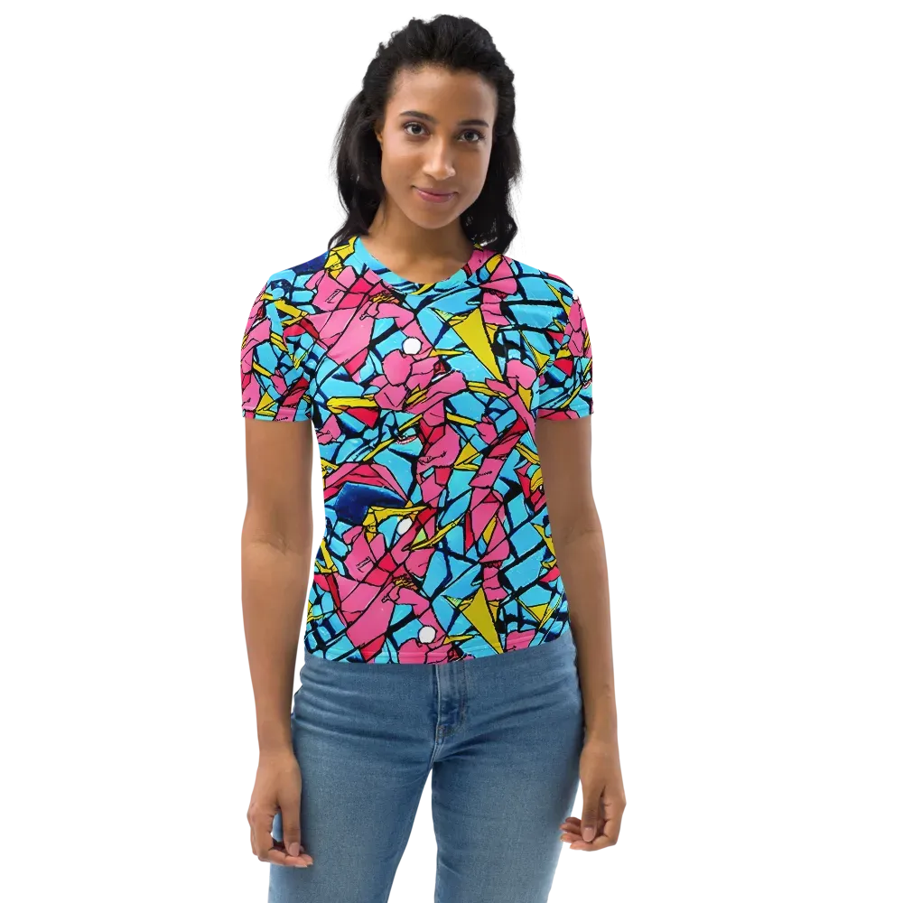 Barbier Bloom on Women's Crew Neck T-Shirt — Front
