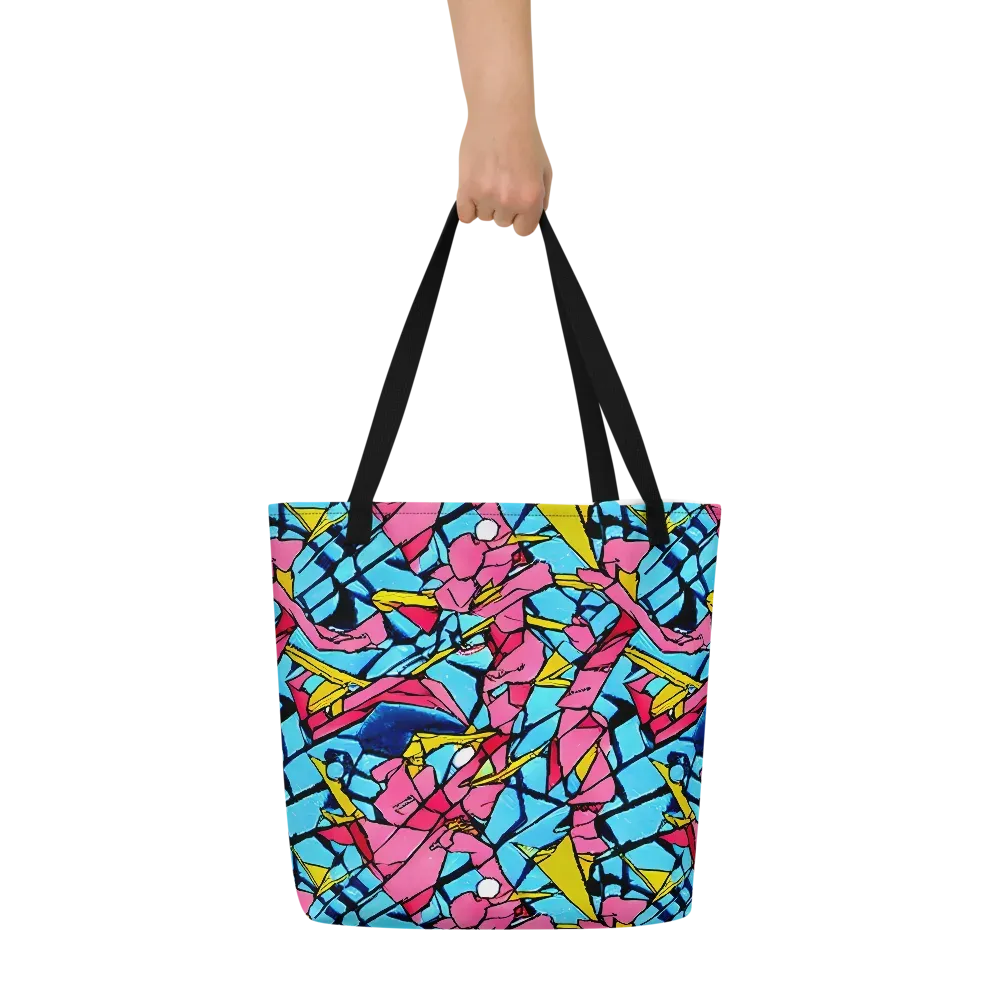 Barbier Bloom on Large Tote Bag W/ Pocket — Front