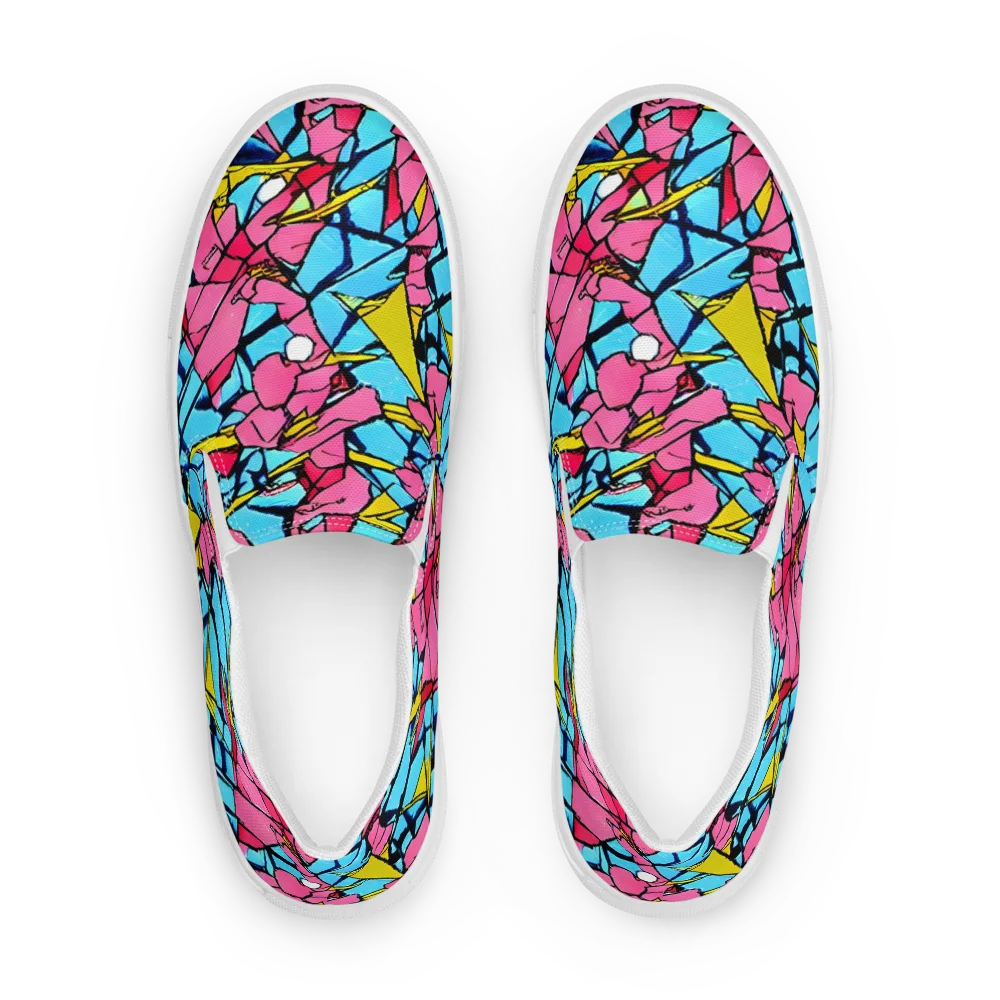 Barbier Bloom on Women's Slip-On Canvas Shoes — Front