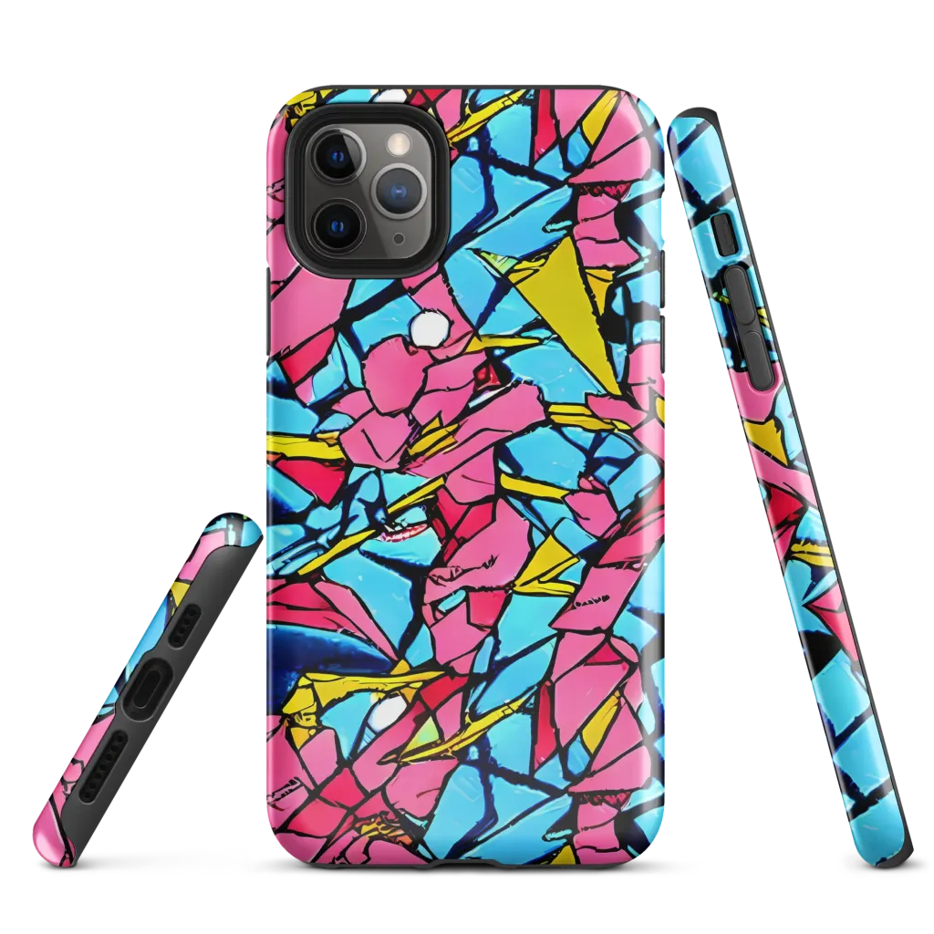Barbier Bloom on Tough Case for iPhone® — Front