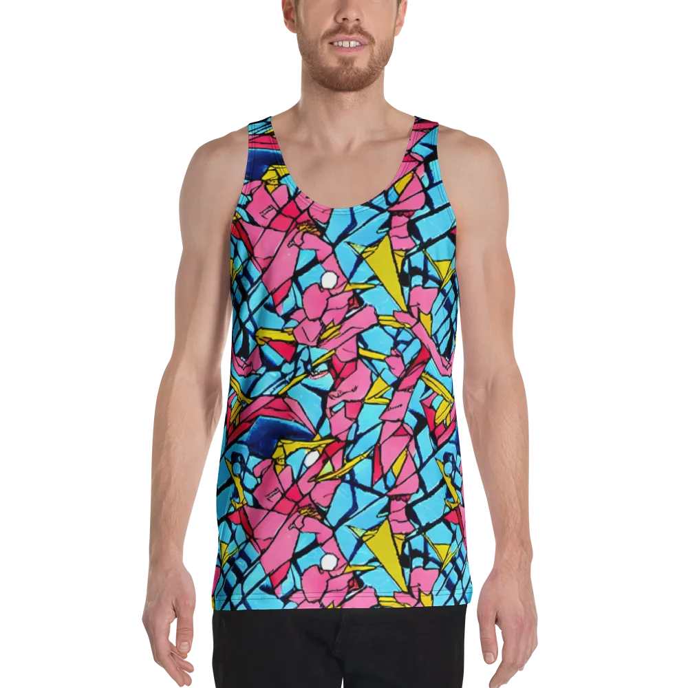 Barbier Bloom on Men's Tank Top — Front