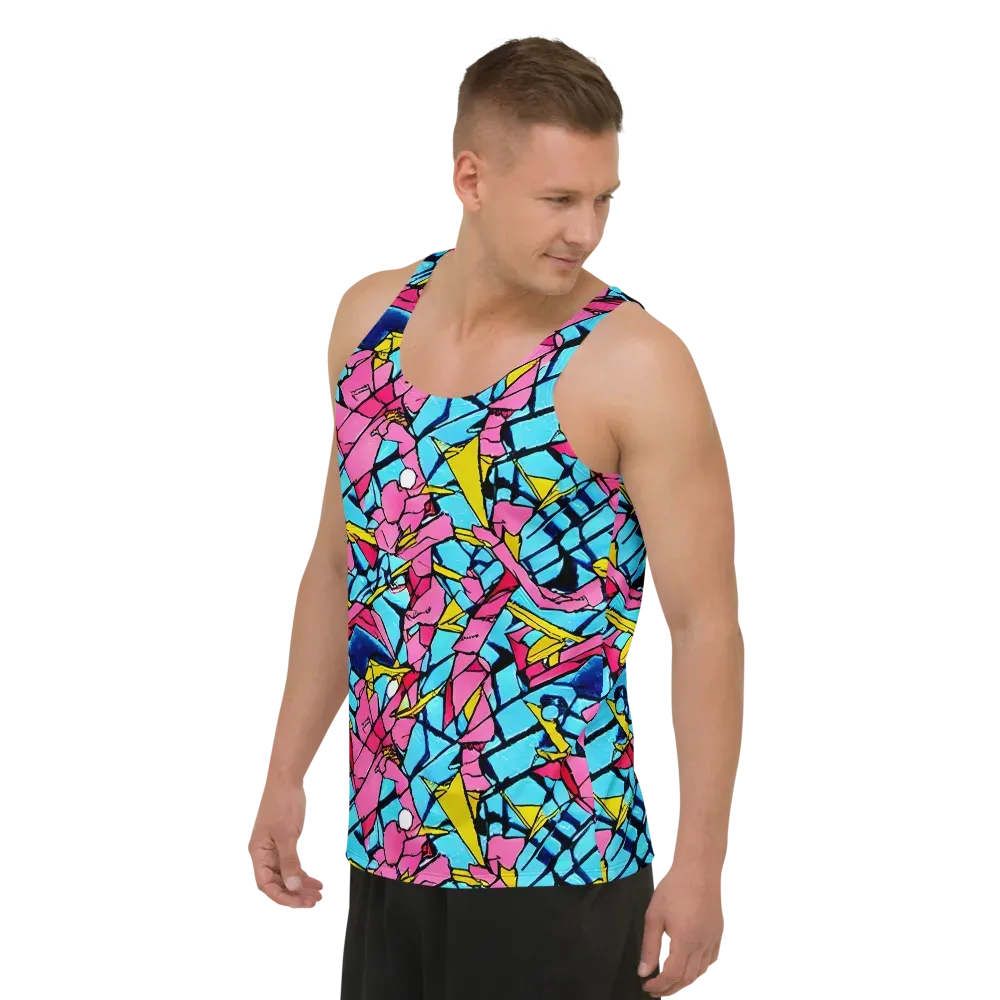 Barbier Bloom on Men's Tank Top — Left Front