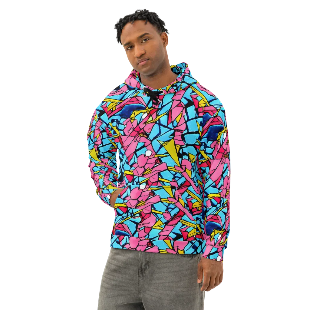 Barbier Bloom on Cotton Hoodie — Left Front