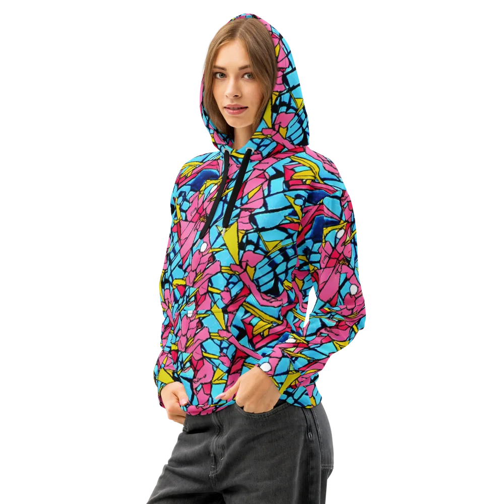 Barbier Bloom on Cotton Hoodie — Left Front
