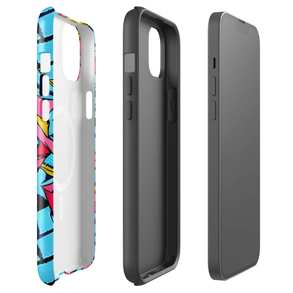 Barbier Bloom on MagSafe Tough Case for iPhone® — Front