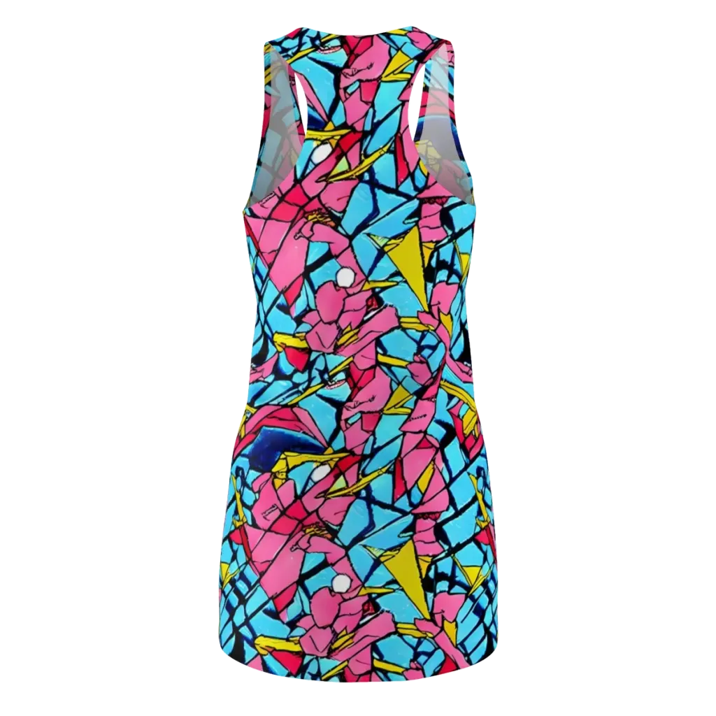 Barbier Bloom on Racerback Dress — Back