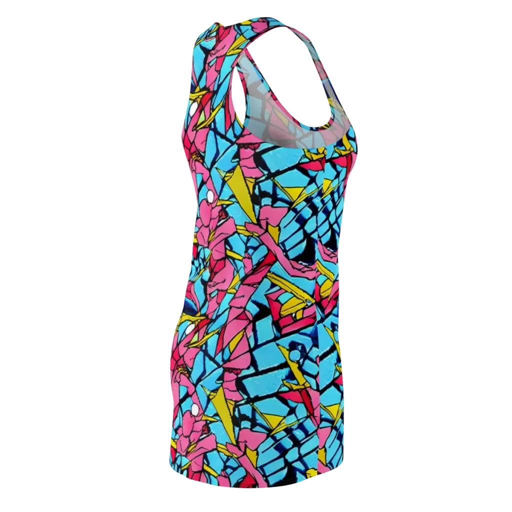 Barbier Bloom on Racerback Dress — Back Side