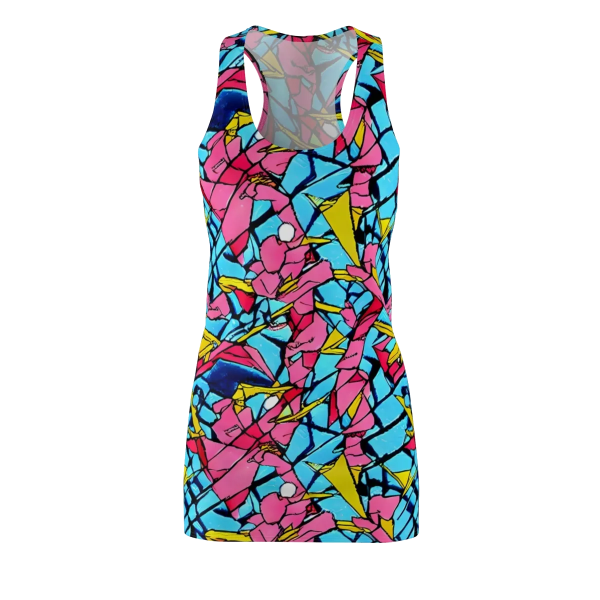 Barbier Bloom on Racerback Dress — Front