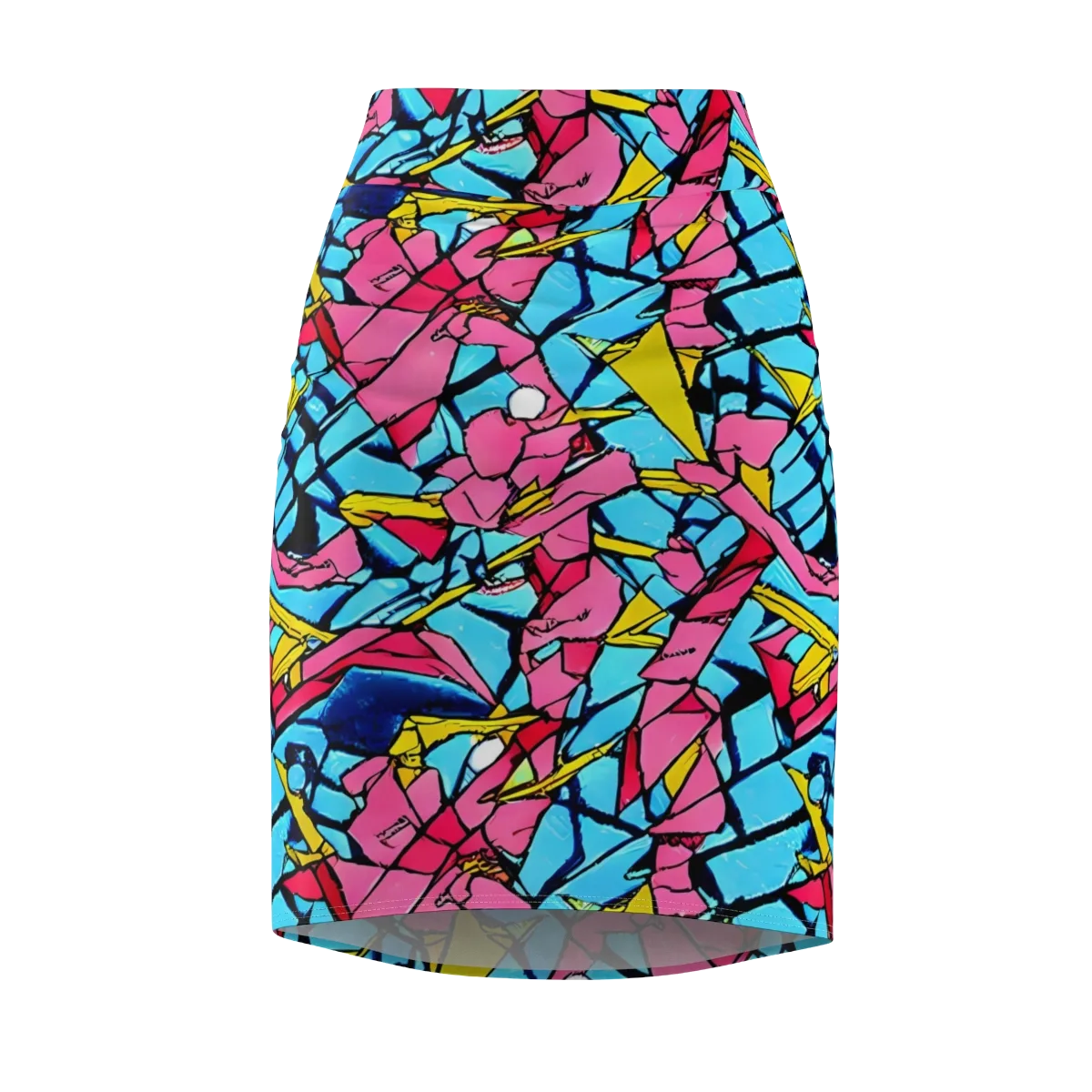 Barbier Bloom on Pencil Skirt — Front