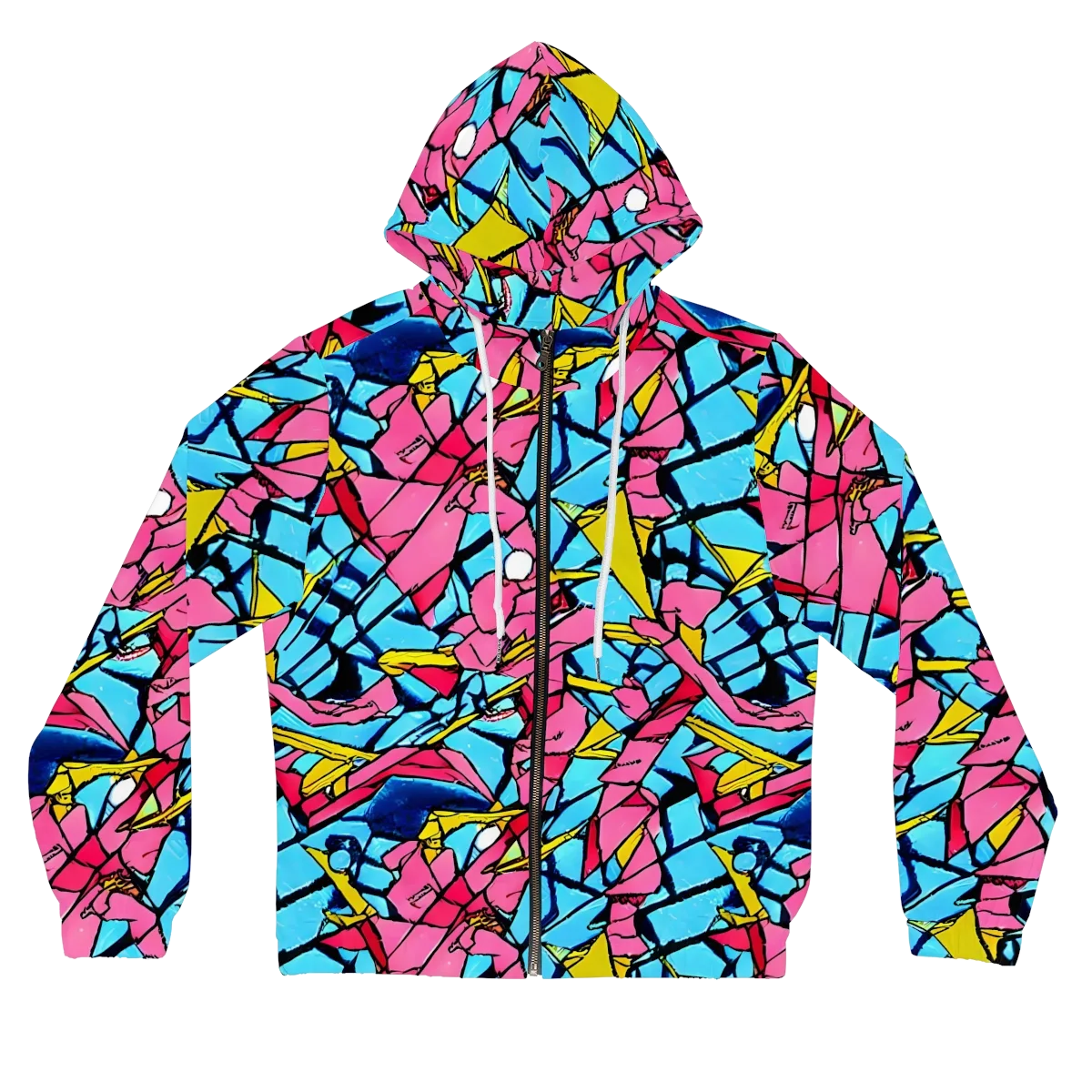 Barbier Bloom on Women's Full-Zip Hoodie — Front