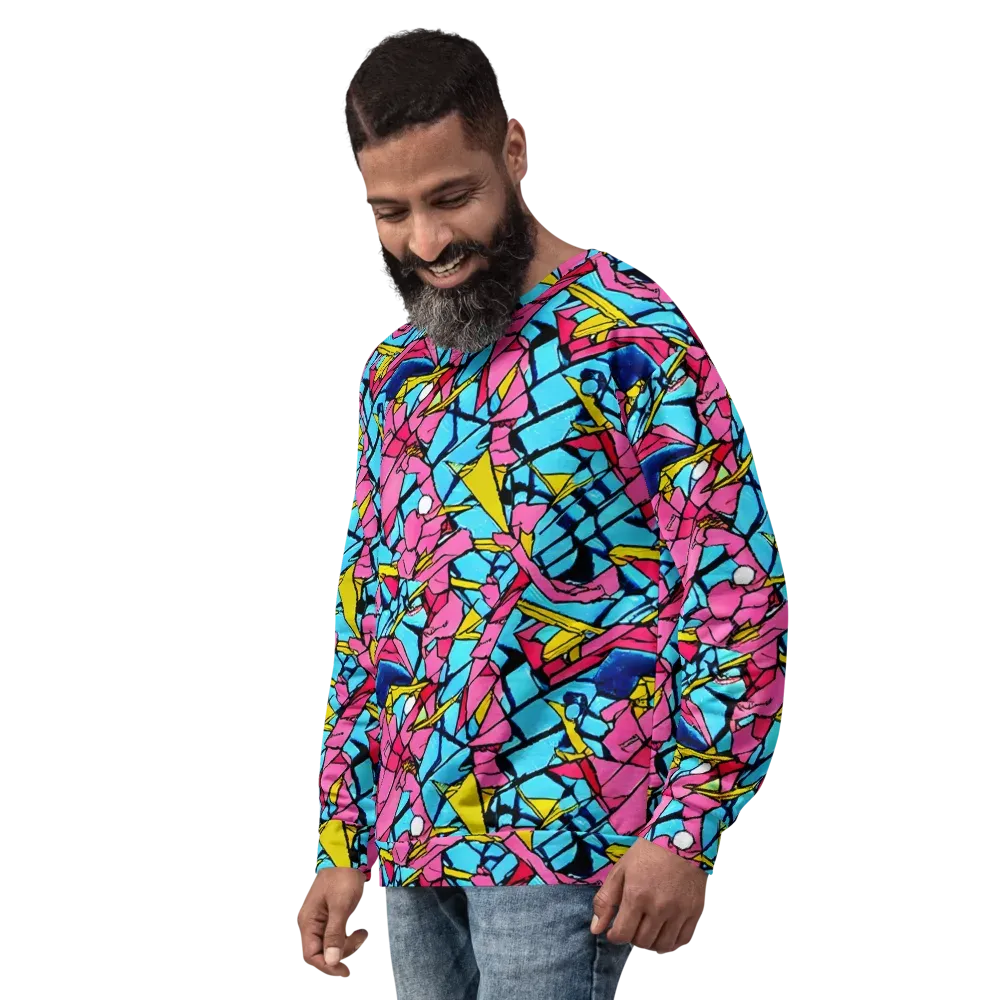 Barbier Bloom on Sweatshirt — Left Front
