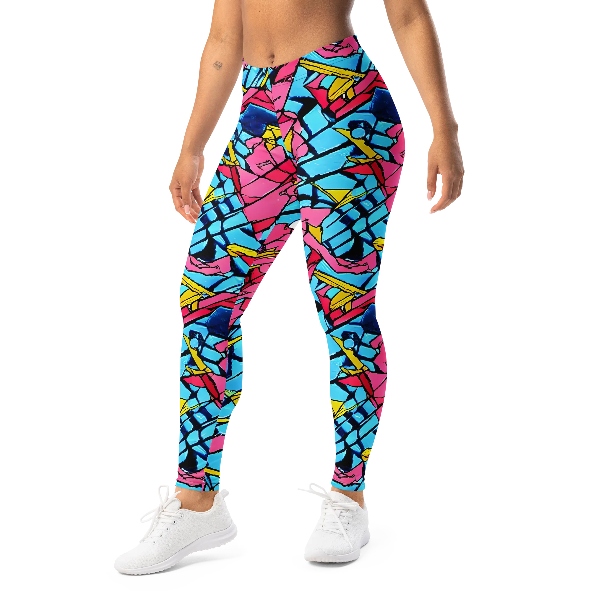 Barbier Bloom on Leggings — Left Front