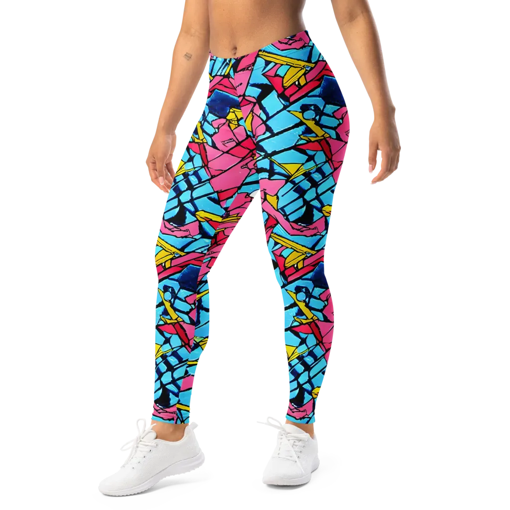 Barbier Bloom on Leggings — Left Front