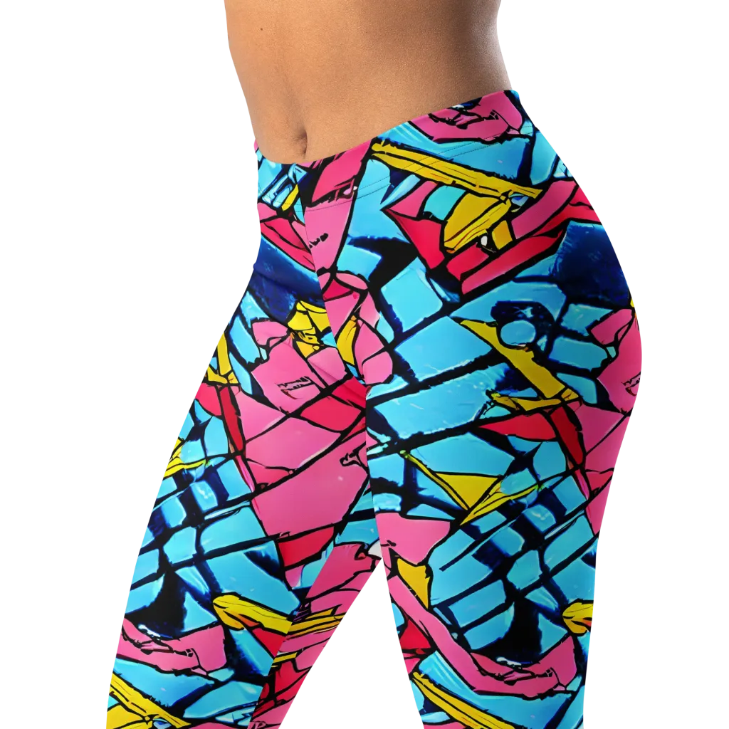 Barbier Bloom on Leggings — Left Front