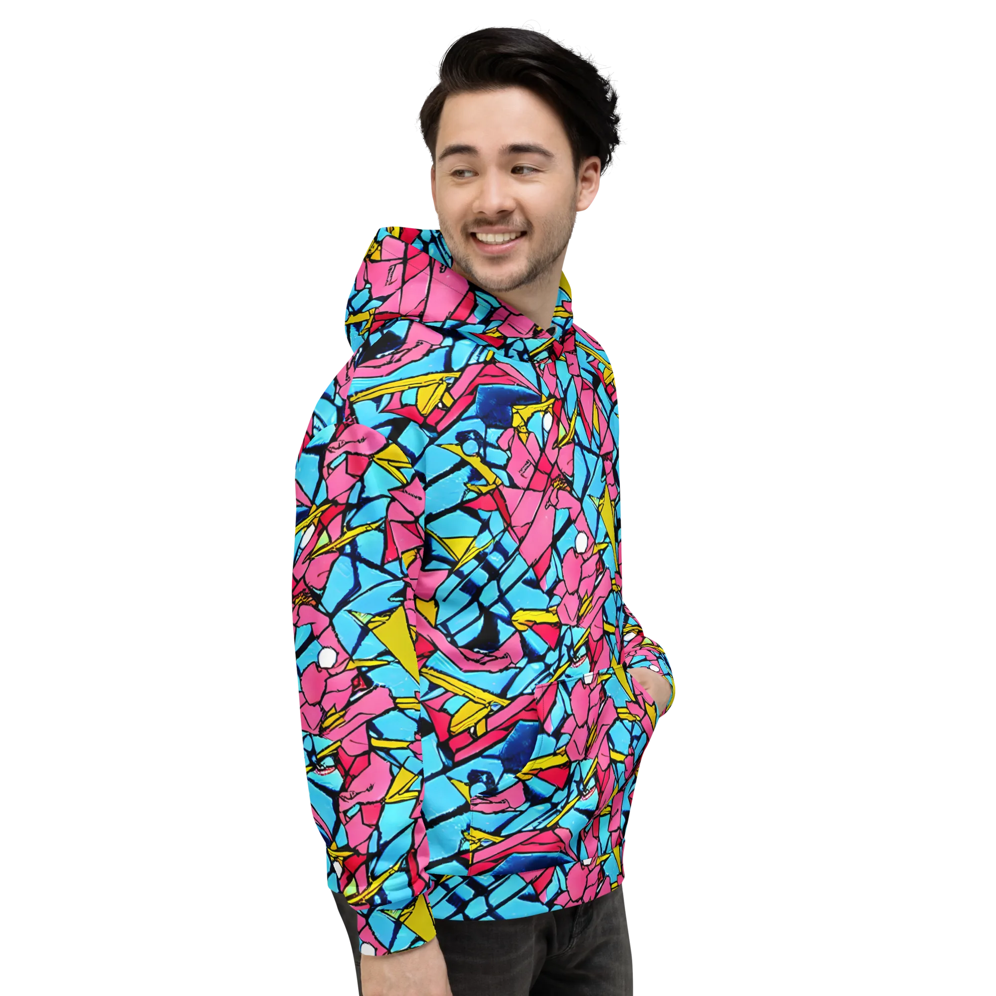Barbier Bloom on Hoodie — Right