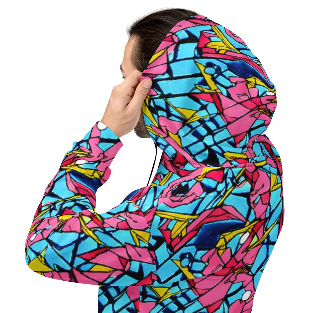 Barbier Bloom on Hoodie — Back