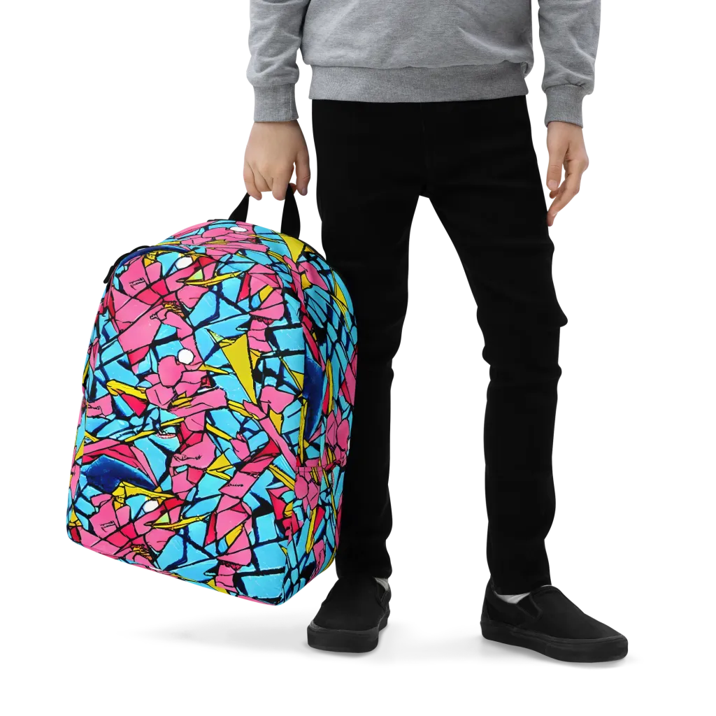 Barbier Bloom on Minimalist Backpack — Zoomed-in
